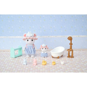 Sylvanian Families - Set, Marshmallow bublinková koupel