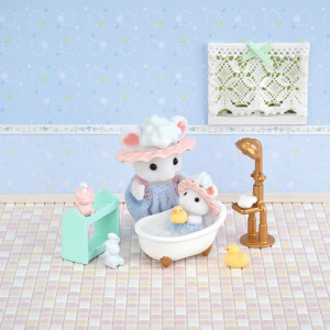 Sylvanian Families - Set, Marshmallow bublinková koupel