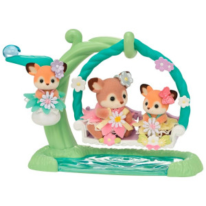 Sylvanian Families - Set, Jelínci na květinové houpačce