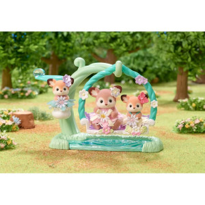Sylvanian Families - Set, Jelínci na květinové houpačce