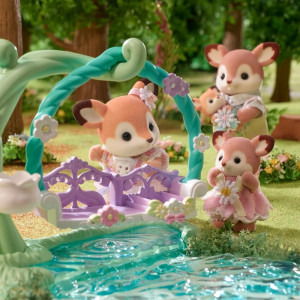 Sylvanian Families - Set, Jelínci na květinové houpačce