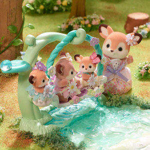 Sylvanian Families - Set, Jelínci na květinové houpačce