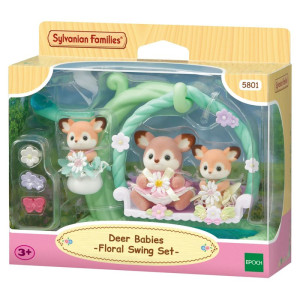 Sylvanian Families - Set, Jelínci na květinové houpačce