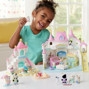 Sylvanian Families - Set, Zábava u bazénu Baby Trio