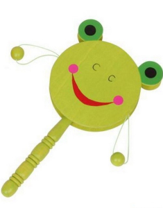 Hudba - Bubínek s rukojetí, Žába zelená (Legler)