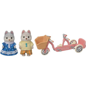 Sylvanian Families - Set, Tandemové kolo pro Husky sourozence