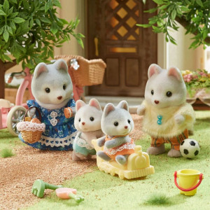 Sylvanian Families - Set, Tandemové kolo pro Husky sourozence