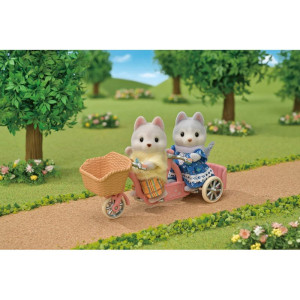 Sylvanian Families - Set, Tandemové kolo pro Husky sourozence