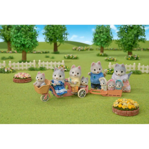 Sylvanian Families - Set, Tandemové kolo pro Husky sourozence