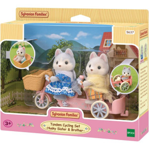 Sylvanian Families - Set, Tandemové kolo pro Husky sourozence