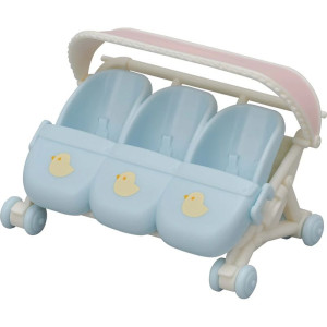 Sylvanian Families - Výbava, Kočárek pro trojčata