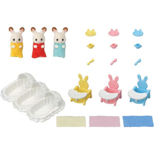 Sylvanian Families - Set, Péče o trojčata