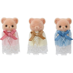 Sylvanian Families - Set, Sušenkoví medvídci trojčata v kolébce