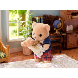 Sylvanian Families - Set, Sušenkoví medvídci trojčata v kolébce