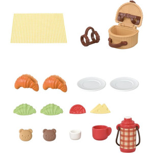 Sylvanian Families - Set, Sušenkoví medvídci sestra a bratr na pikniku