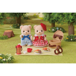 Sylvanian Families - Set, Sušenkoví medvídci sestra a bratr na pikniku