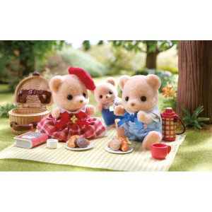 Sylvanian Families - Set, Sušenkoví medvídci sestra a bratr na pikniku