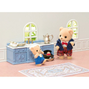 Sylvanian Families - Nábytek, Jídelna elegantní s krbem