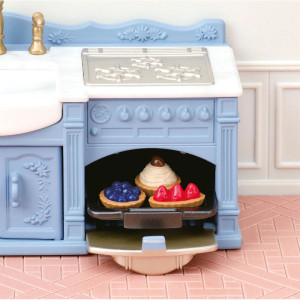 Sylvanian Families - Nábytek, Jídelna elegantní s krbem