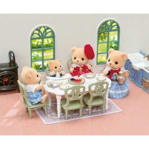 Sylvanian Families - Nábytek, Jídelna elegantní s krbem