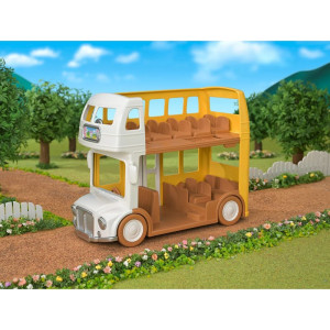 Sylvanian Families - Auto, Dvoupatrový školkový autobus