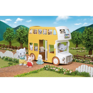 Sylvanian Families - Auto, Dvoupatrový školkový autobus