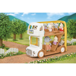 Sylvanian Families - Auto, Dvoupatrový školkový autobus