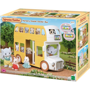 Sylvanian Families - Auto, Dvoupatrový školkový autobus