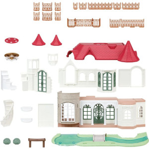 Sylvanian Families - Domeček, Vila s červenou střechou u řeky