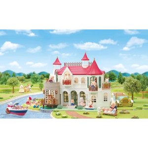Sylvanian Families - Domeček, Vila s červenou střechou u řeky