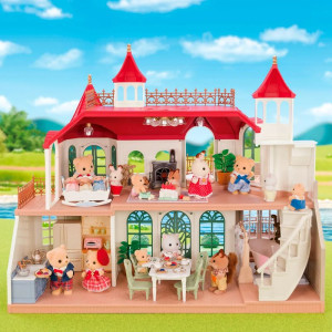 Sylvanian Families - Domeček, Vila s červenou střechou u řeky