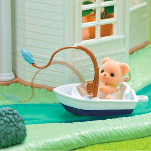 Sylvanian Families - Domeček, Vila s červenou střechou u řeky