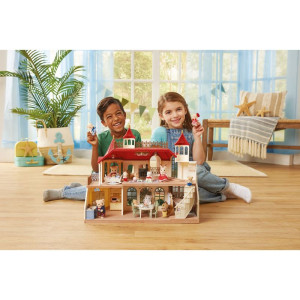 Sylvanian Families - Domeček, Vila s červenou střechou u řeky