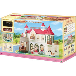 Sylvanian Families - Domeček, Vila s červenou střechou u řeky