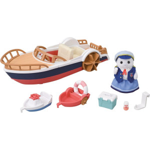 Sylvanian Families - Set, Výletní loďka námořníka tuleně