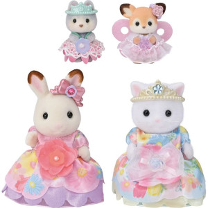 Sylvanian Families - Rodina princezen květinových, 4ks