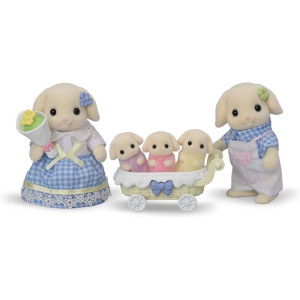 Sylvanian Families - Rodina králíků Flora, 5ks
