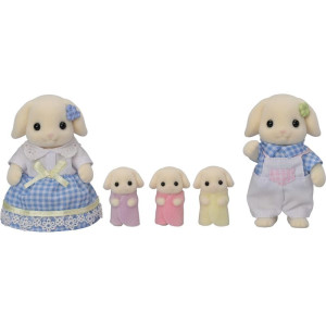 Sylvanian Families - Rodina králíků Flora, 5ks