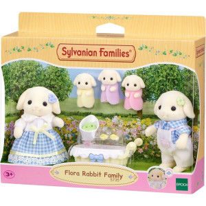 Sylvanian Families - Rodina králíků Flora, 5ks