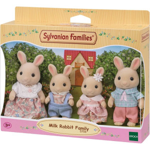 Sylvanian Families - Rodina králíků mléčných, 4ks