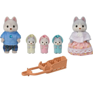 Sylvanian Families - Rodina pejsků Husky, 5ks
