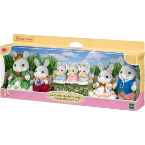 Sylvanian Families - Rodina králíků bavlníkových (40. výročí), 7ks
