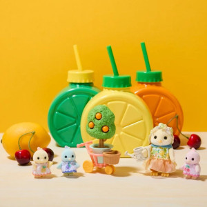 Sylvanian Families - Rodina ptáčků citrusových, 4ks