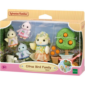 Sylvanian Families - Rodina ptáčků citrusových, 4ks