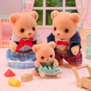 Sylvanian Families - Rodina medvídků sušenkových, 3ks