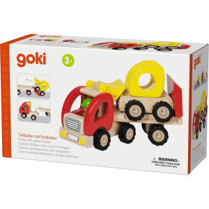 Auto - Dřevěné odtahové s nakladačem (Goki)