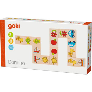 Domino - Moje první dřevěné, 28ks (Goki)