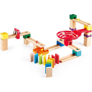 Kuličková dráha - Dřevěná Crazy Rollers, 50 dílů (Hape)