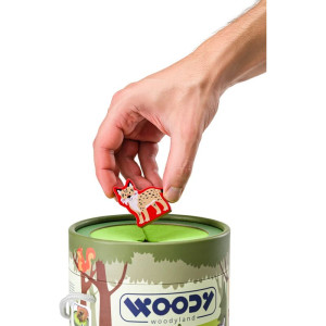 Didaktická hra - Hmatová, Tajemný kyblík Lesní zvířata (Woody)