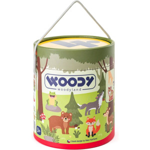 Didaktická hra - Hmatová, Tajemný kyblík Lesní zvířata (Woody)